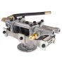 a07907 bi-radial oil free twin piston pressure washer pump top unloader view
