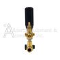 Unloader Valve Gymatic 3B 1/2” Male Inlet 3650PSI Front View