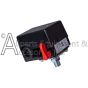 Red on/off lever on the side of the CAC-4269 switch