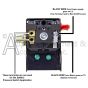 Z-D26613 SWITCH, PRESSURE 4 PORT 140-175 wiring diagram