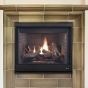 The DRT4240DEP-B fireplace, shown in a mantel.
