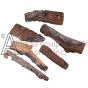 F0120 rich oak log set for a fireplace