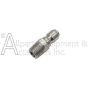 F038 3/8 male steel plug