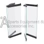 F0984 bifold glass fireplace doors
