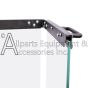 Bi-fold fireplace door handle