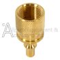 Propane cylinder fill plug