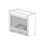 A diagram of the FDF300T Duluth Forge fireplace inset.