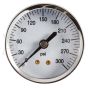 Pressure gauge Liquid Filled 300 PSI Center Back 1/4" NPT Male 2.5" FACE