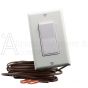 ON OFF WALL SWITCH KIT ROCKER STYLE WITH WIRE