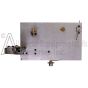 Direct vent fireplace gas train assembly