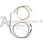 Replacement wire harness for electronic fireplace