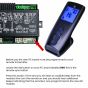 Instructions on how to program a Proflame 2 remote transmitter and receiver.