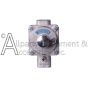 F4653 natural gas regulator label with specifications