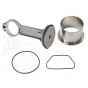 The cylinder sleeve and piston rod included in the KK-4835 kit.
