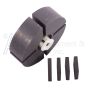 Side of PP205 5/8 Rotor kit with blades and nylon insert