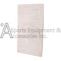 Fireplace refractory panel