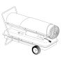 Kerosene forced air heater 210k btu