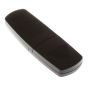 Fireplace remote battery door