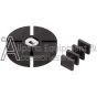 Rotor and blades for a portable forced air heater