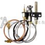 The mounting bracket of the W010-0790 natural gas pilot assembly.