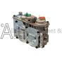 Propane gas valve side port