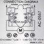 AC-0439 PRESSURE SWITCH 4 PORT Diagram