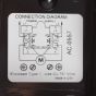 Wiring diagram showing how to adjust a D23545 pressure switch