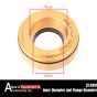 The measurements for the ZX.0391 flared brass retainer.