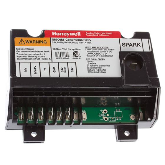IGNITION MODULE HONEYWELL S8600M SEE SERVICE NOTES