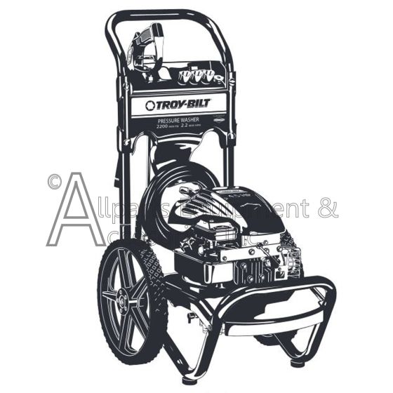 020245-3 troy-bilt 2200 psi high pressure washer