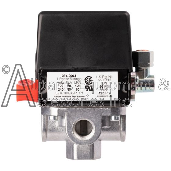 034-0094 pressure switch rating