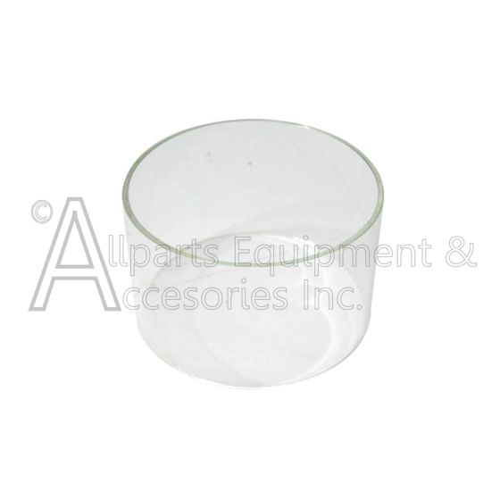View of glass cylinder