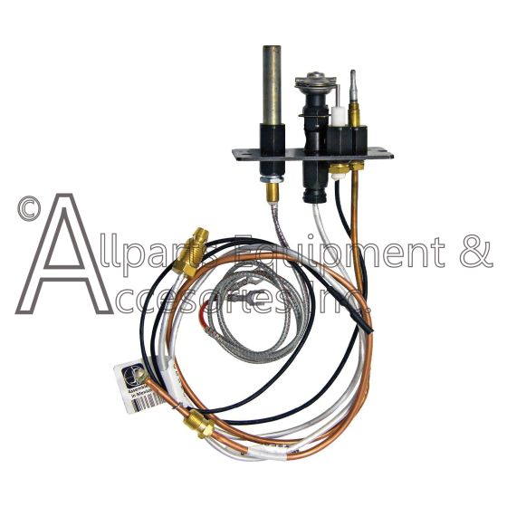 The 1001-P714SI natural gas pilot, viewed in full from the side.