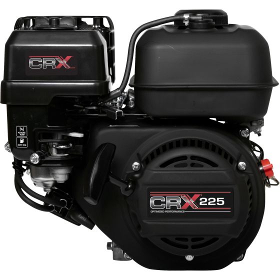 The 110130 CRX225 engine with a recoil starter.