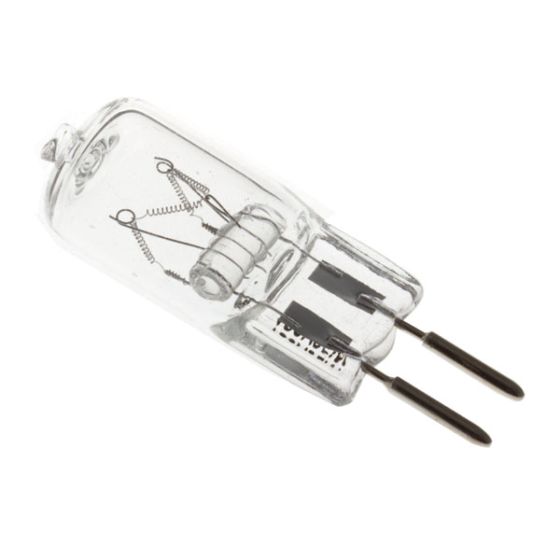 117695-01 bulb fireplace gx6.35 35w halogen front view