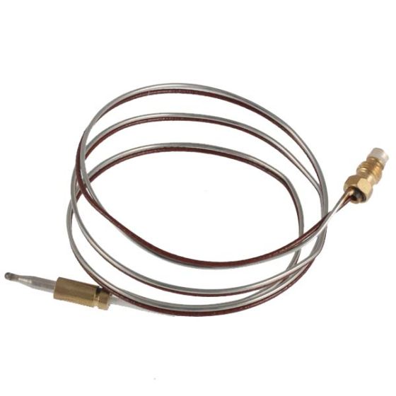 120790-01 thermocouple 33" length silver and brown front view