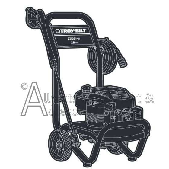 01902-0 troy-bilt 2350 psi high pressure washer