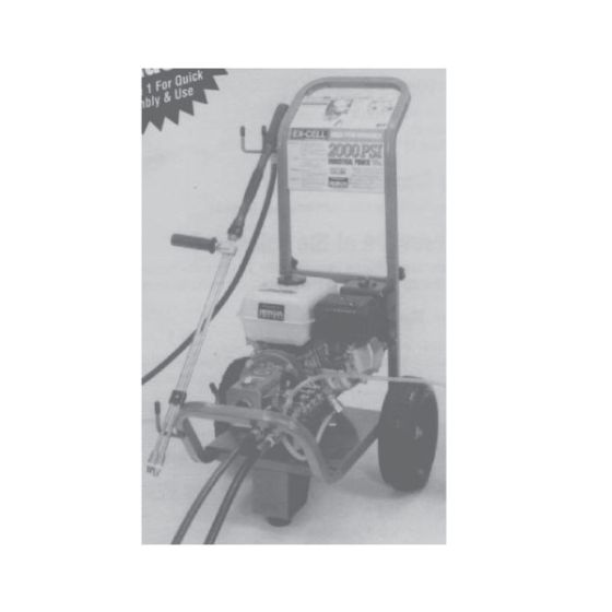 PRESSURE WASHER 2000 PSI 3.0 GPM