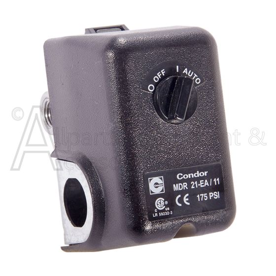 MDR21-EA/11 CONDOR PRESSURE SWITCH FOR 2 STAGE AIR COMPRESSORS