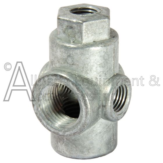 BLOCK MANIFOLD ZINC 6 HOLE TAPPED MC-6