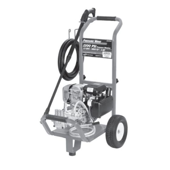 PRESSURE WASHER 2200 PSI 2.7 GPM