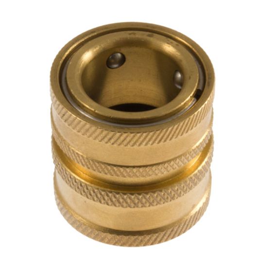 Garden Hose Coupler Quick Connect Fitting Brass 3/4 FGH