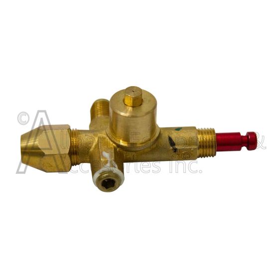 Side view of valve