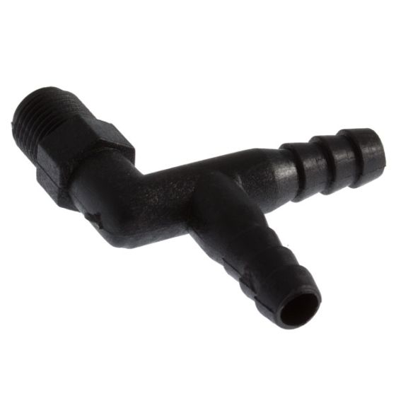 HOSE BARB FITTING, DUAL, MH/HS125-210KT