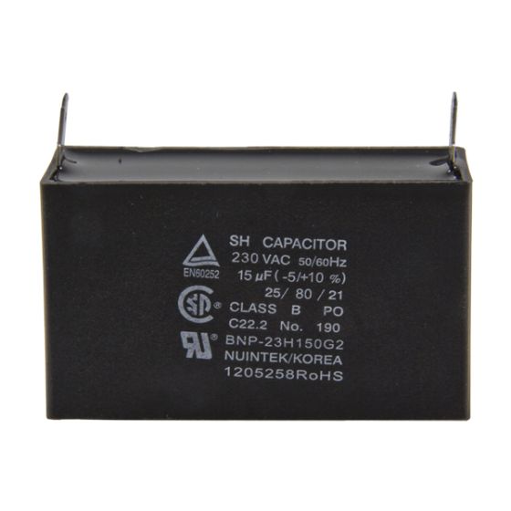 Capacitor 230VAC 15uF -23H150G2