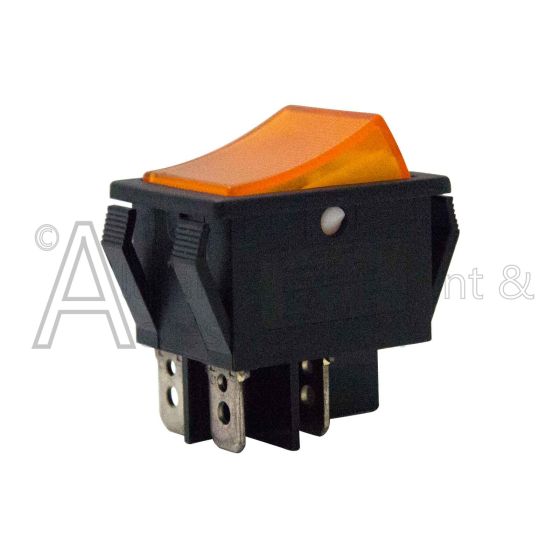 Side view of switch