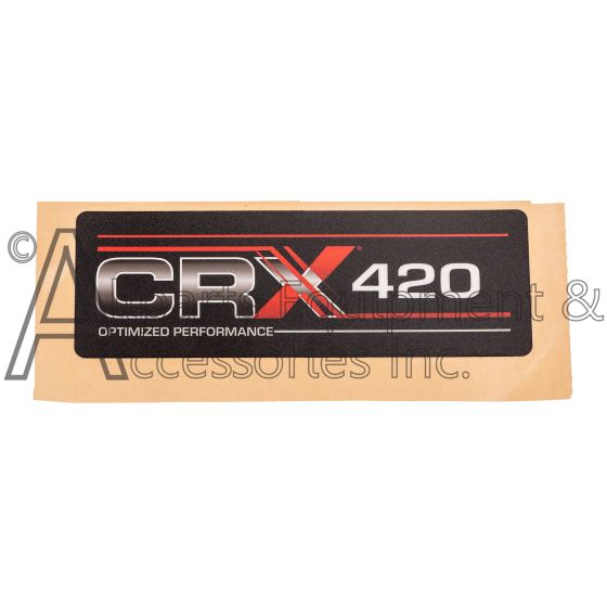 7117927 CRX420 decal for engine recoil housing