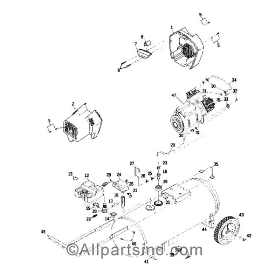 5.0HP 30G HP Air Compressor