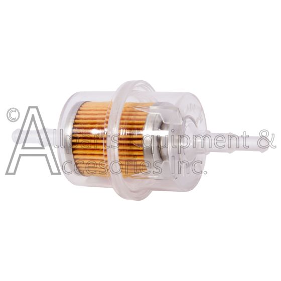 INLINE FILTER WITH PLEATED CARTRIDGE
