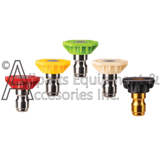 7100643 pressure washer spray nozzle set with five different nozzles